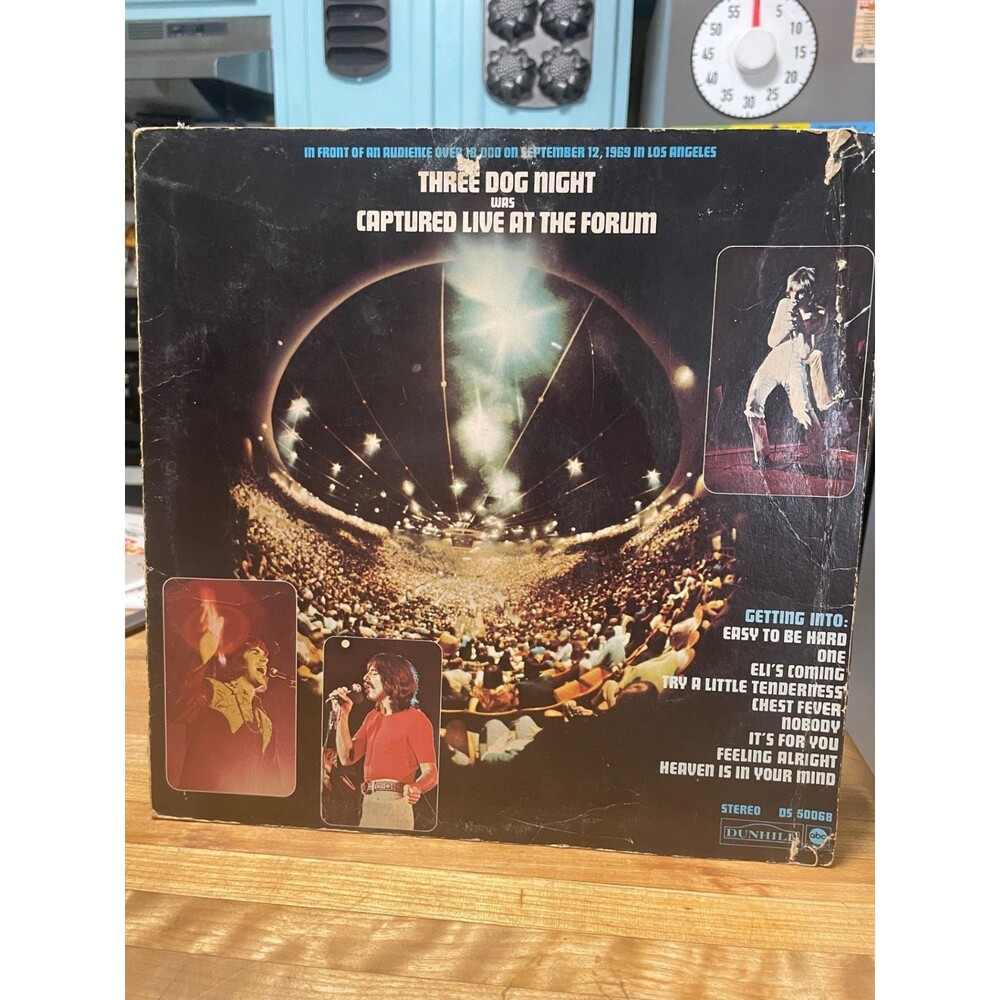 Three Dog Night was Captured Live at the Forum LP Vinyl 1969